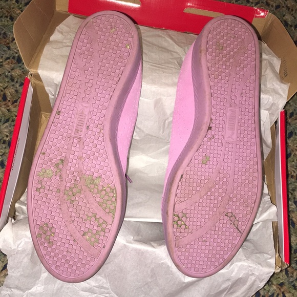 Puma Smash Women’s Smoky Grape Sneakers sz 9.5 - Picture 5 of 6